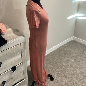 Fitted Orange Dress